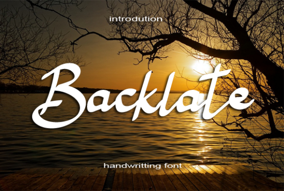 Backlate Font - Featured Image