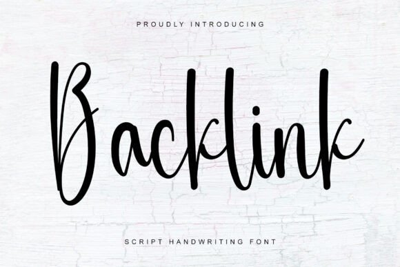 Backlink Font - Featured Image