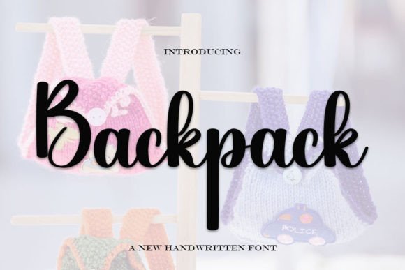 Backpack Font - Featured Image