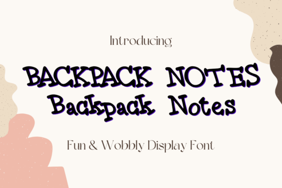 Backpack Notes Font - Featured Image