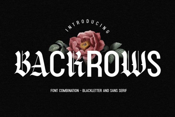 Backrows Font - Featured Image