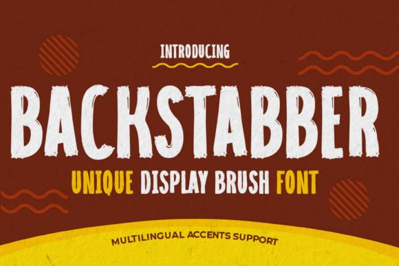 Backstabber Font - Featured Image