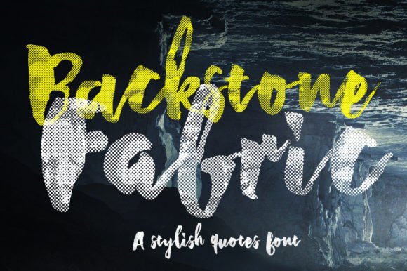 Backstone Fabric Font - Featured Image