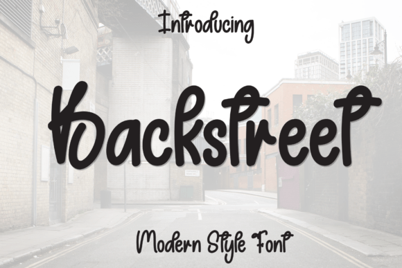 Backstreet Font - Featured Image