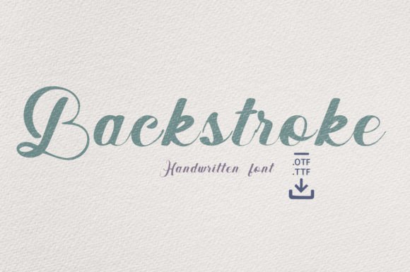 Backstroke Font - Featured Image