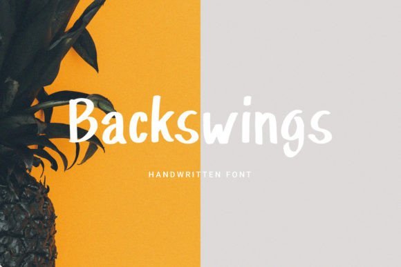 Backswings Font - Featured Image