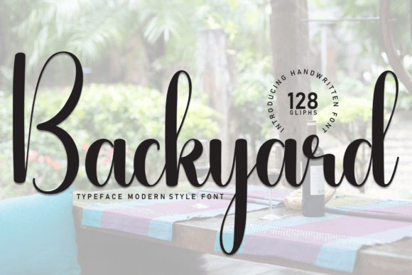 Backyard Font - Featured Image