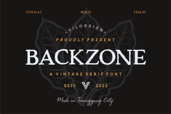 Backzone Font - Featured Image