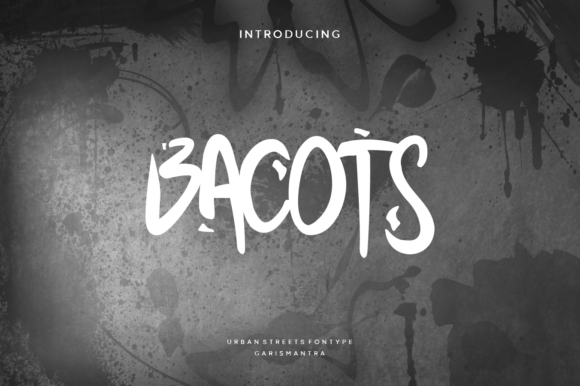 Bacots Font - Featured Image