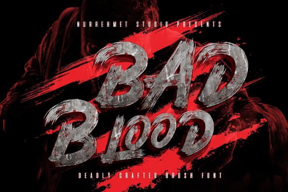 Bad Blood Font - Featured Image