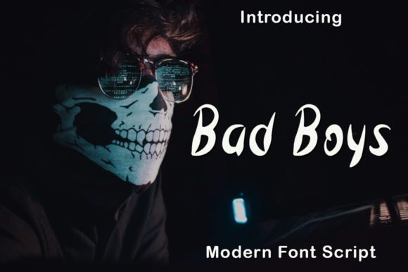 Bad Boys Font - Featured Image