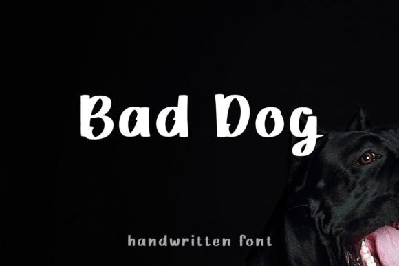 Bad Dog Font - Featured Image