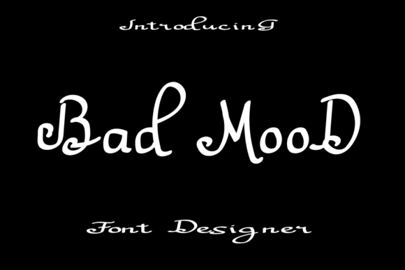 Bad Mood Font - Featured Image