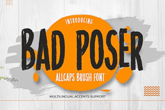 Bad Poser Font - Featured Image