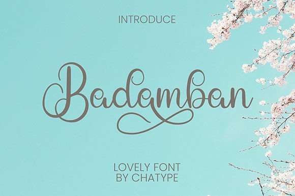 Badamban Font - Featured Image