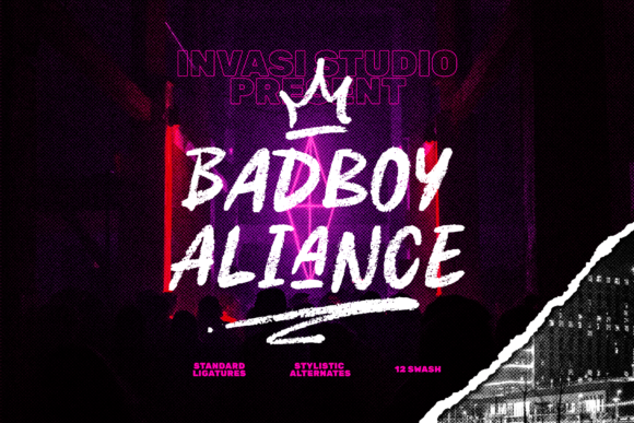 Badboy Aliance Font - Featured Image