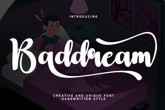 Baddream Font - Featured Image