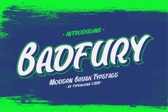 Badfury Font - Featured Image