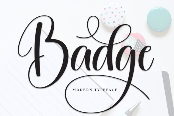 Badge Font - Featured Image