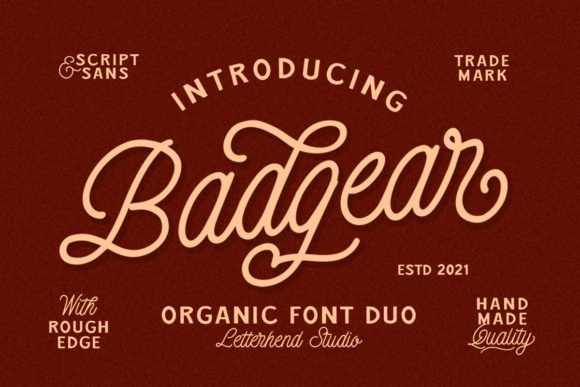 Badgear Font - Featured Image