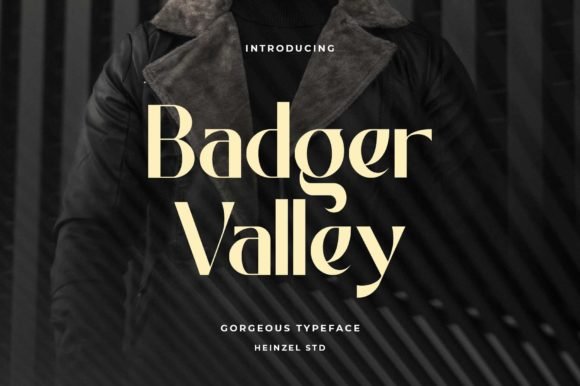 Badger Valley Font - Featured Image