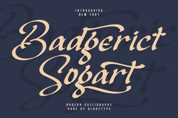 Badgerict Sogart Font - Featured Image