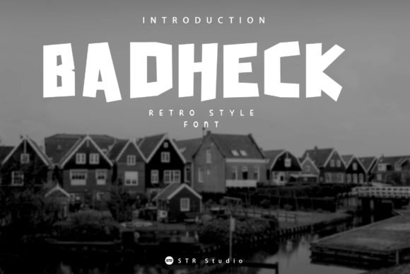 Badheck Font - Featured Image