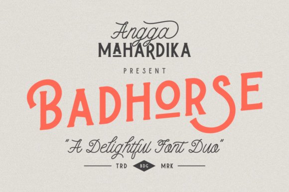 Badhorse Font - Featured Image