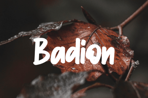 Badion Font - Featured Image