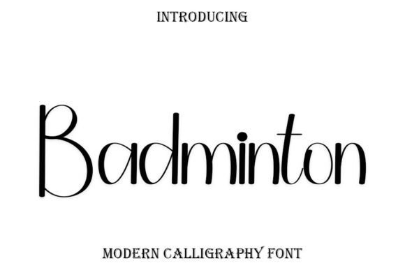Badminton Font - Featured Image