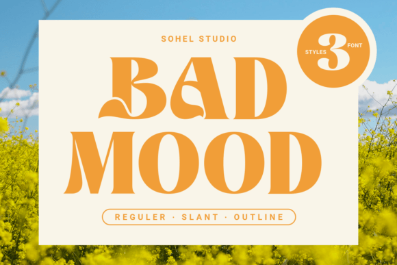 Badmood Font - Featured Image