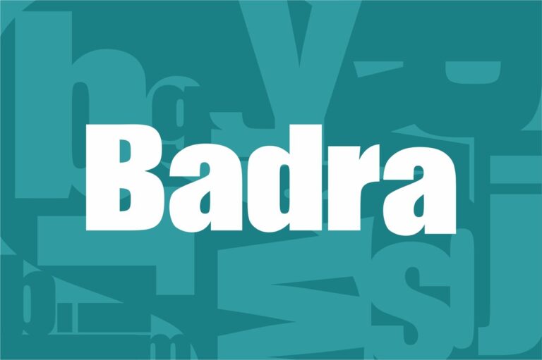Badra Font - Featured Image