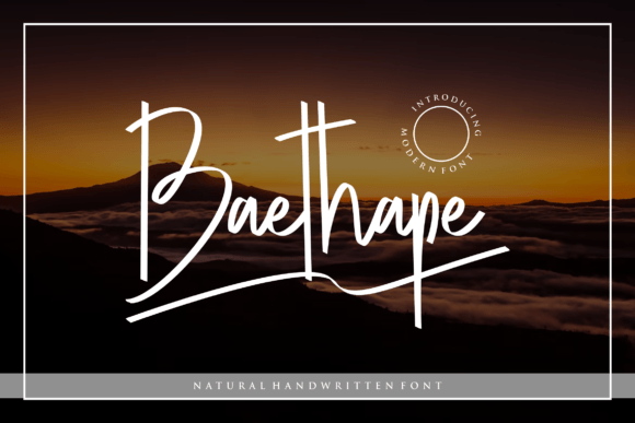 Baethape Font - Featured Image