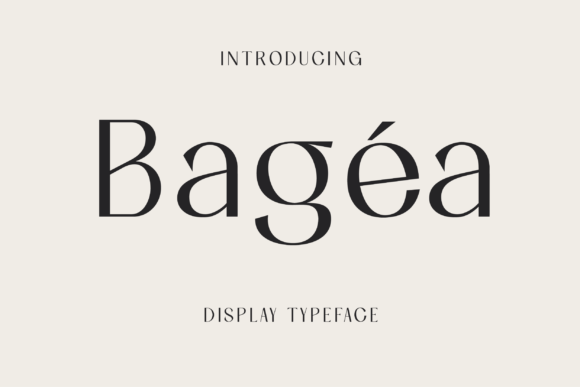 Bagea Font - Featured Image