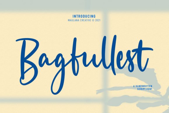 Bagfullest Font - Featured Image