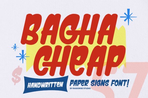 Bagha Cheap Font - Featured Image