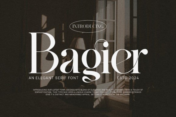 Bagier Font - Featured Image