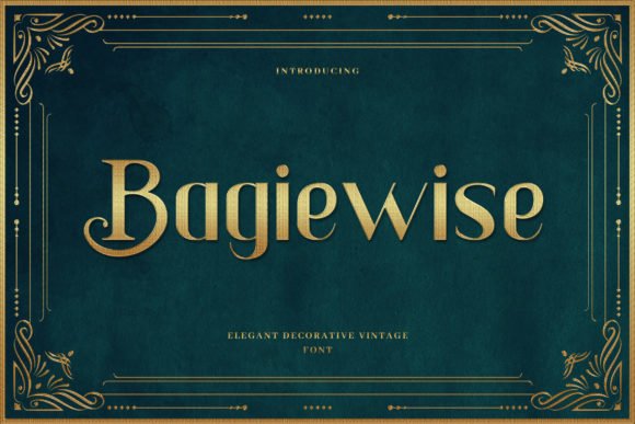 Bagiewise Font - Featured Image