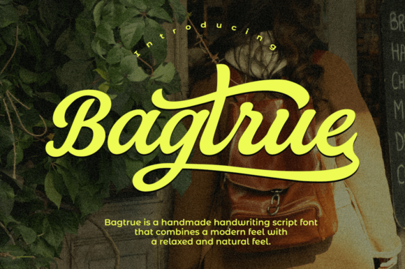 Bagtrue Font - Featured Image