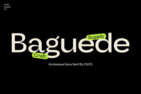 Baguede Font - Featured Image