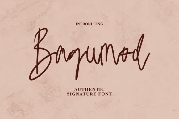 Bagumod Font - Featured Image
