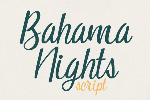 Bahama Nights Font - Featured Image