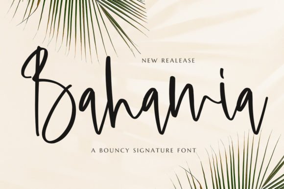 Bahamia Font - Featured Image