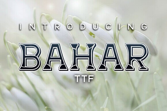 Bahar Font - Featured Image