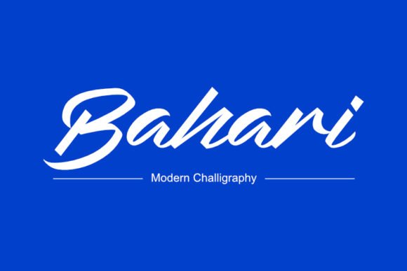 Bahari Font - Featured Image