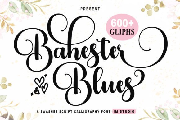 Bahester Blues Font - Featured Image
