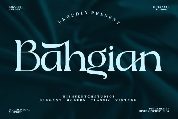 Bahgian Font - Featured Image