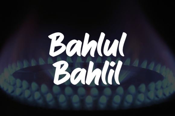 Bahlul Bahlil Font - Featured Image