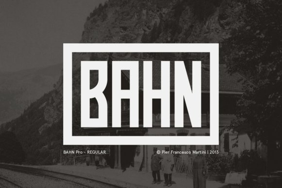 Bahn Pro Font - Featured Image