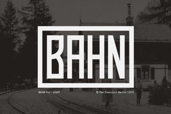 Bahn Pro Light Font - Featured Image